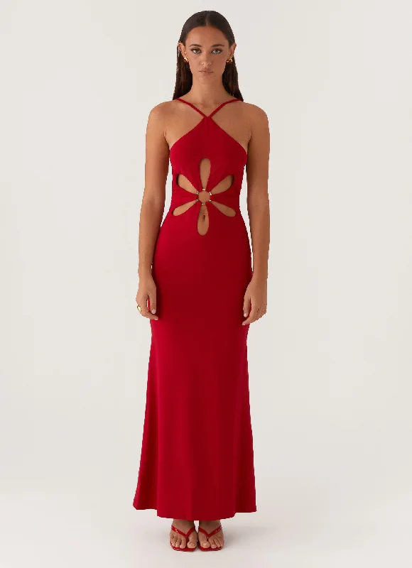 H&M maxi dressesGrow Together Maxi Dress - Red