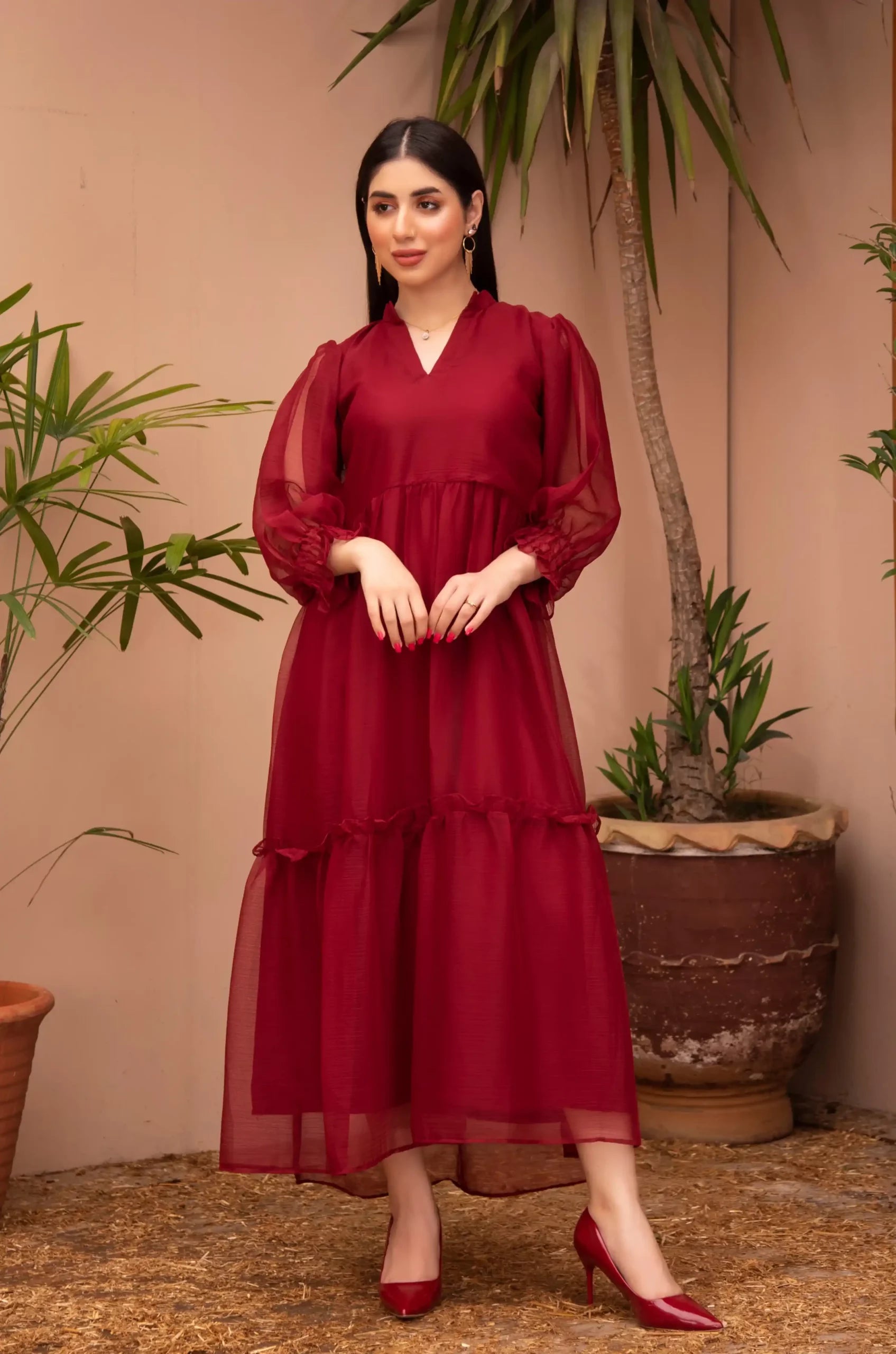 Comfortable unclassified skirtsComfortable unclassified dressesRuby Maroon (fr-614)