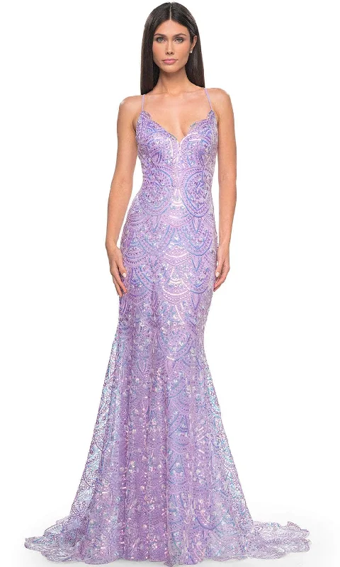 La Femme 31865 - Sequin Mermaid Prom Dress