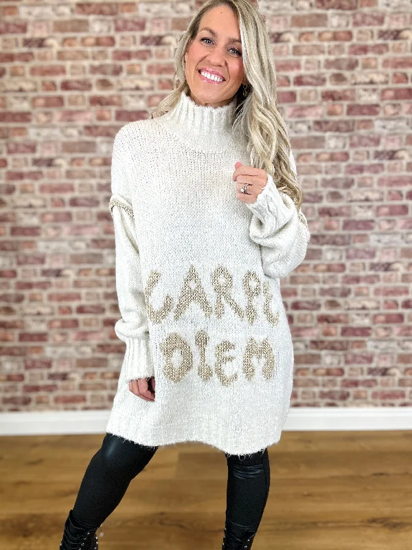 Carpe Diem Chunky Knit Jumper