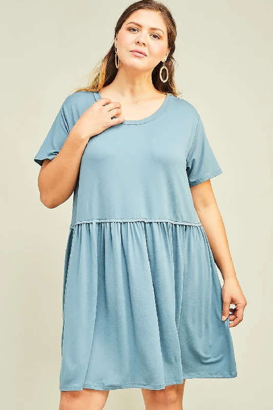 Sadie Tee Dress in Plus Size